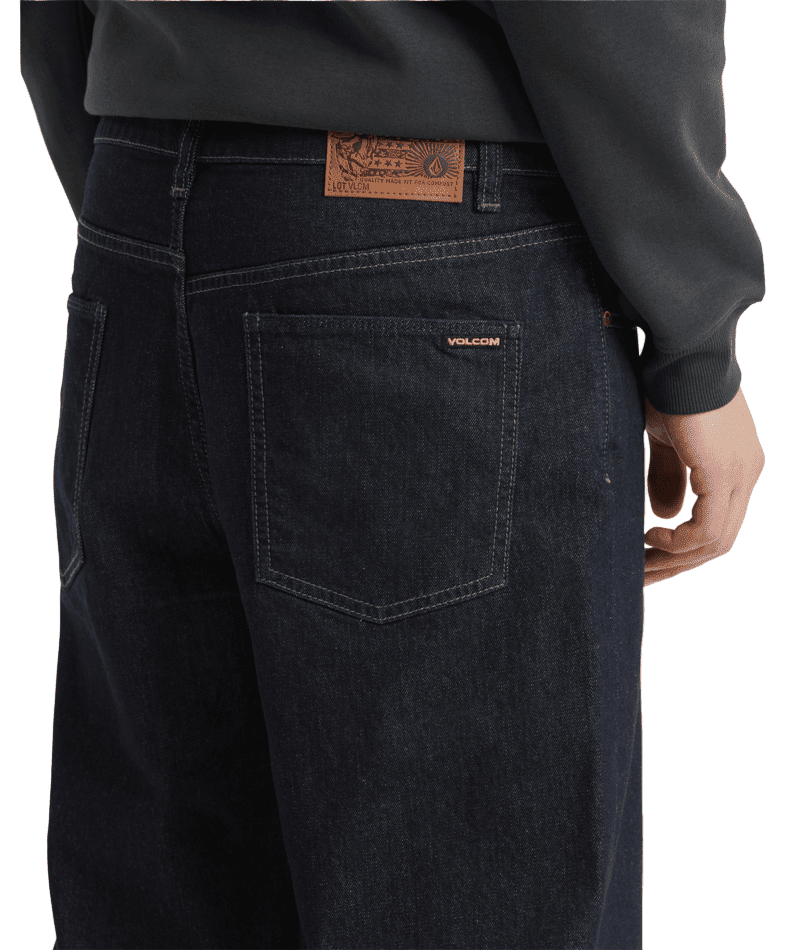 VOLCOM Fivedown Denim Jeans Dark Rinse Men's Denim Volcom