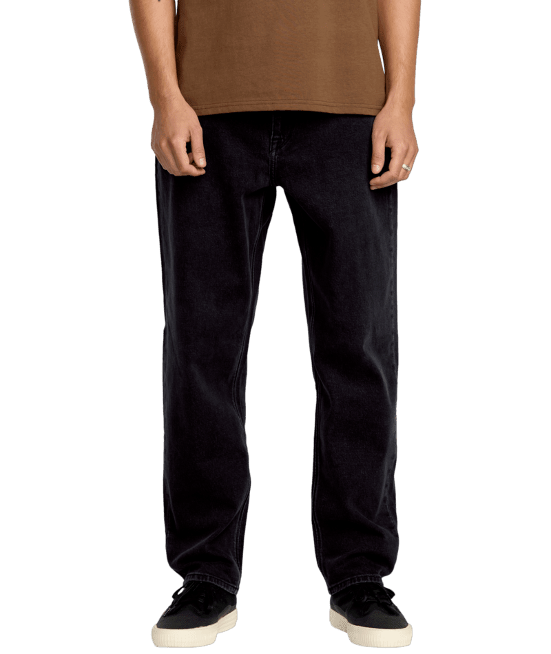 VOLCOM Fivedown Denim Pant Fade To Black Men's Denim Volcom