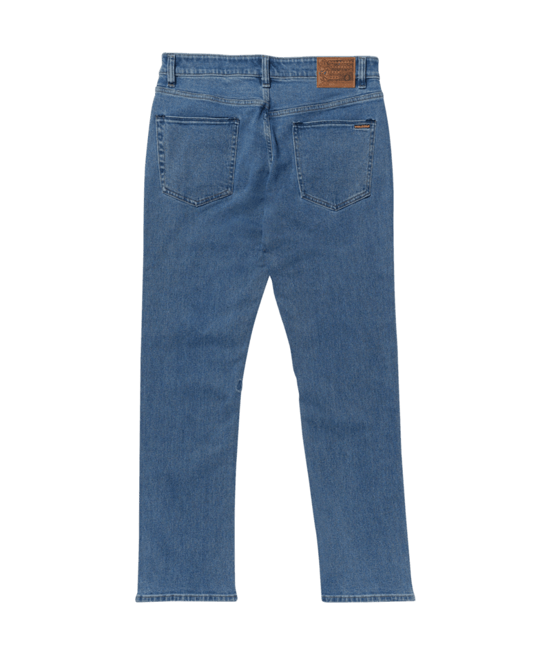 VOLCOM Solver Modern Fit Denim Deep River Blues Men's Denim Volcom