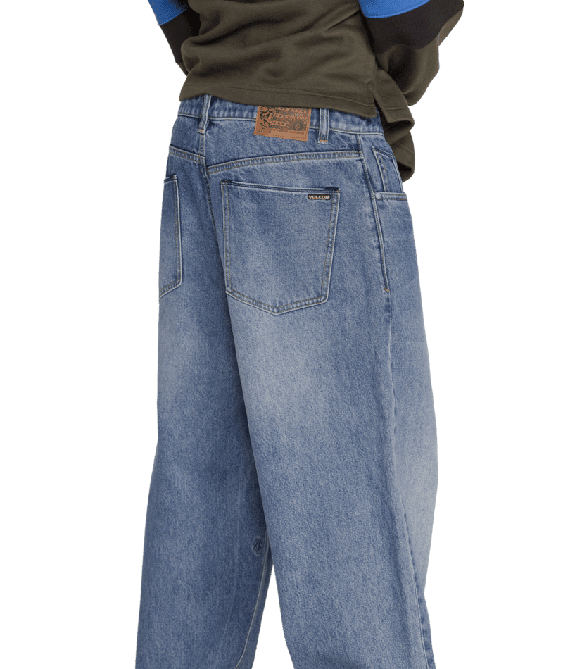 VOLCOM Chillow Denim Pants Euro Light Blue Men's Denim Volcom