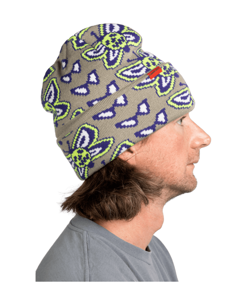 CORDUROY Skullfly Beanie Stone Grey Men's Beanies Corduroy