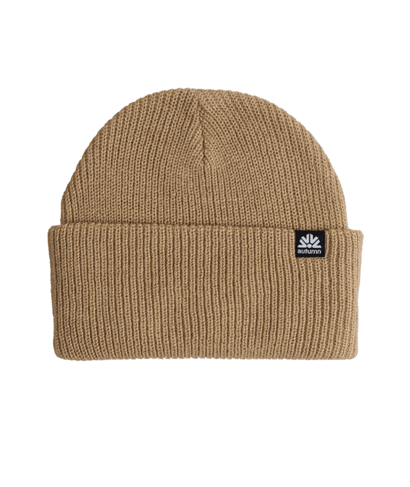 AUTUMN Simple Solid Beanie Sand Men's Beanies Autumn