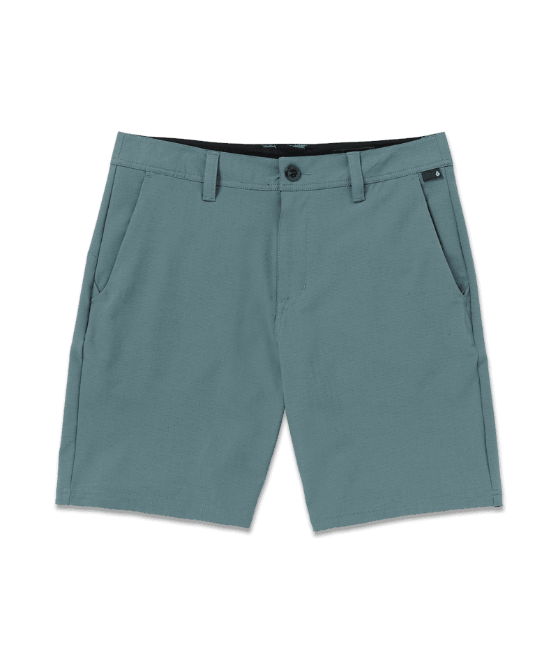 VOLCOM Slub Frickin Cross Shred Hybrid Shorts Service Blue Men's Hybrid Shorts Volcom