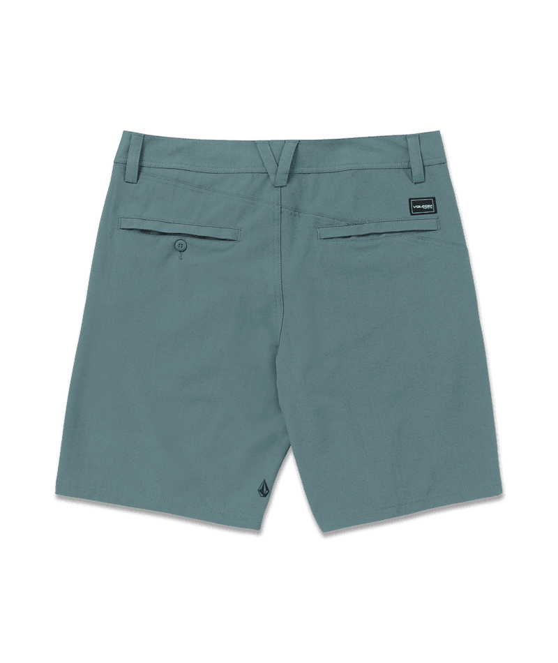 VOLCOM Slub Frickin Cross Shred Hybrid Shorts Service Blue Men's Hybrid Shorts Volcom