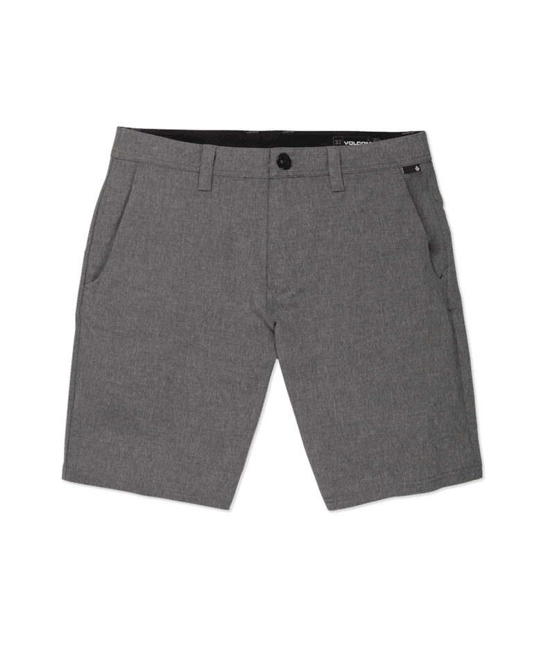 VOLCOM Frickin Cross Shred Static Hybrid Shorts Charcoal Heather Men's Hybrid Shorts Volcom