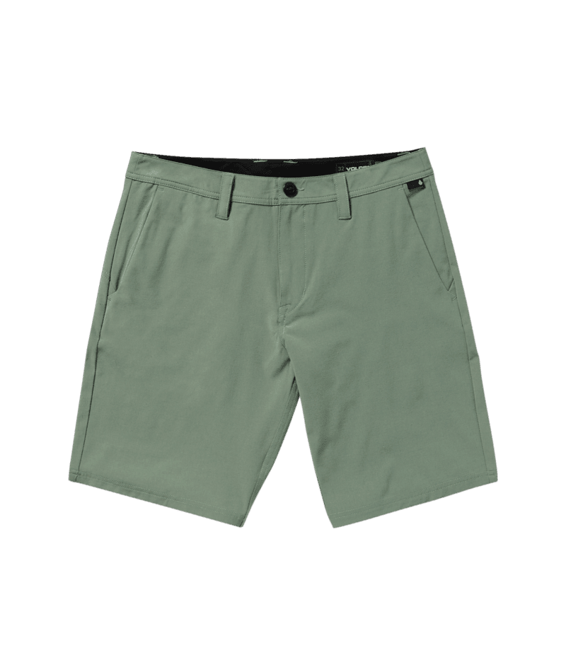 VOLCOM Frickin Cross Shred Static Hybrid Shorts Light Olive Men's Hybrid Shorts Volcom