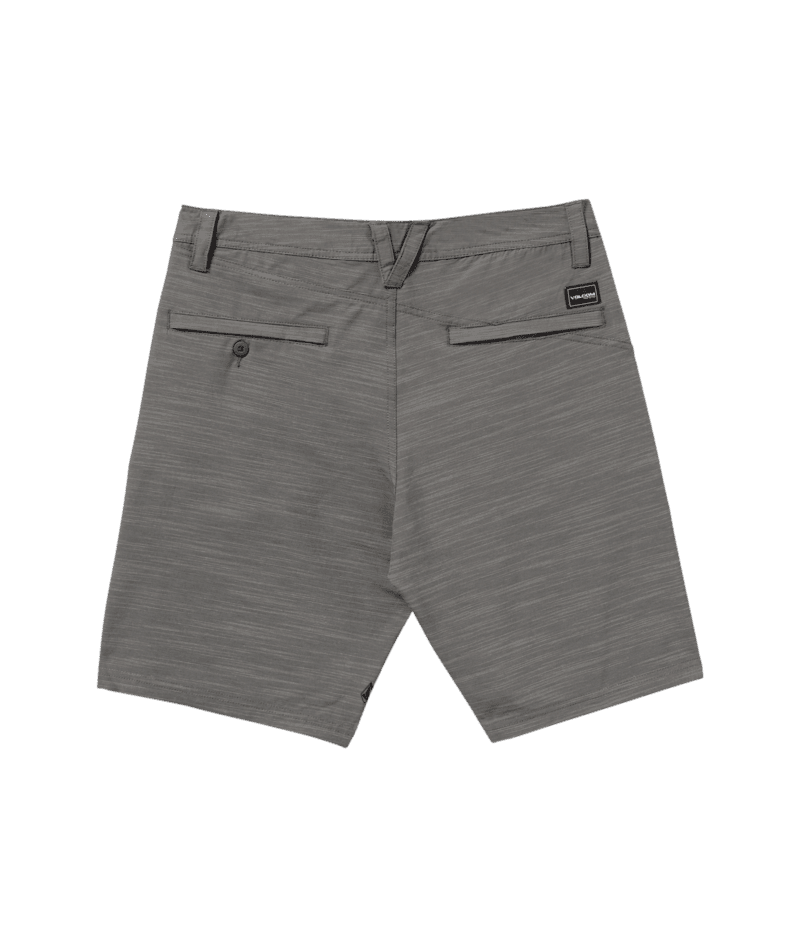 VOLCOM Slub Frickin Cross Shred Hybrid Shorts Pewter Men's Hybrid Shorts Volcom