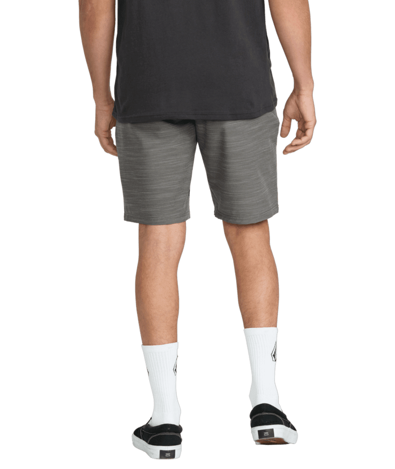 VOLCOM Slub Frickin Cross Shred Hybrid Shorts Pewter Men's Hybrid Shorts Volcom