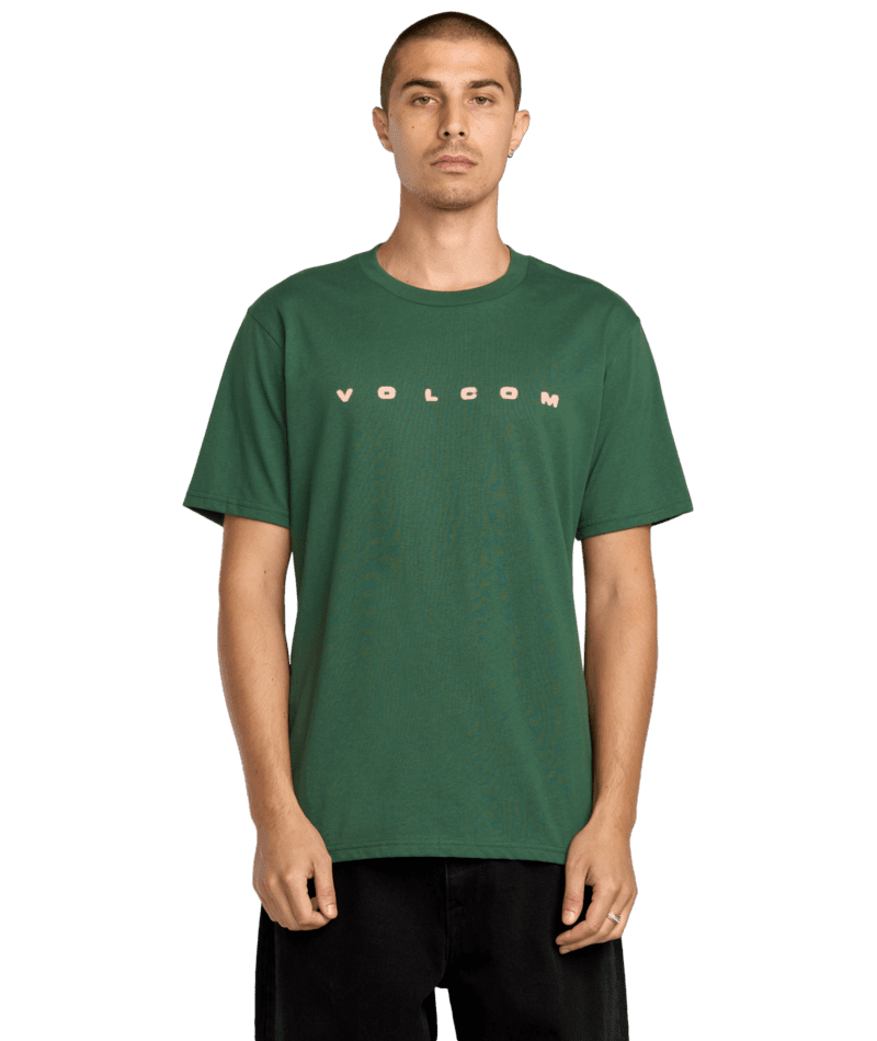 VOLCOM Yewwro T-Shirt Vineyard Green Men's Short Sleeve T-Shirts Volcom