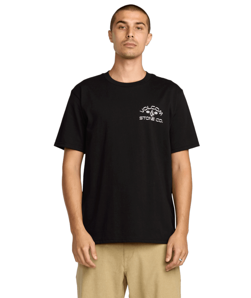 VOLCOM Always Ripping T-Shirt Black Men's Short Sleeve T-Shirts Volcom
