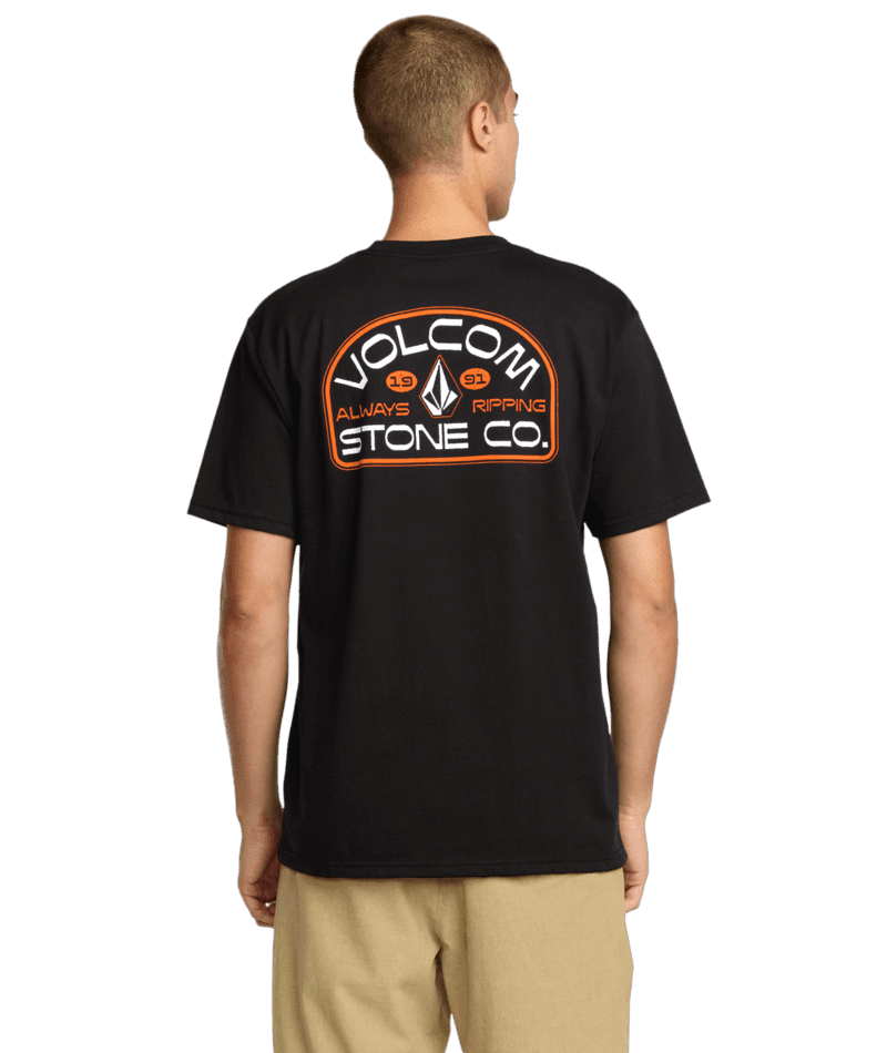 VOLCOM Always Ripping T-Shirt Black Men's Short Sleeve T-Shirts Volcom