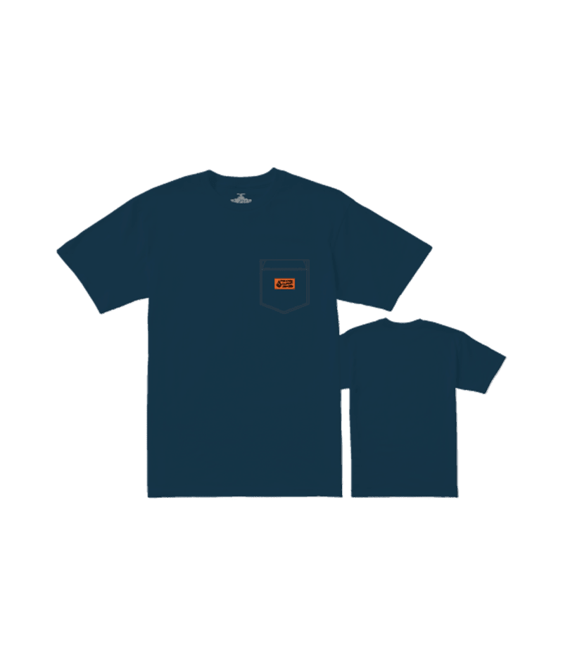 VOLCOM Work Certifico T-Shirt Navy Men's Short Sleeve T-Shirts Volcom