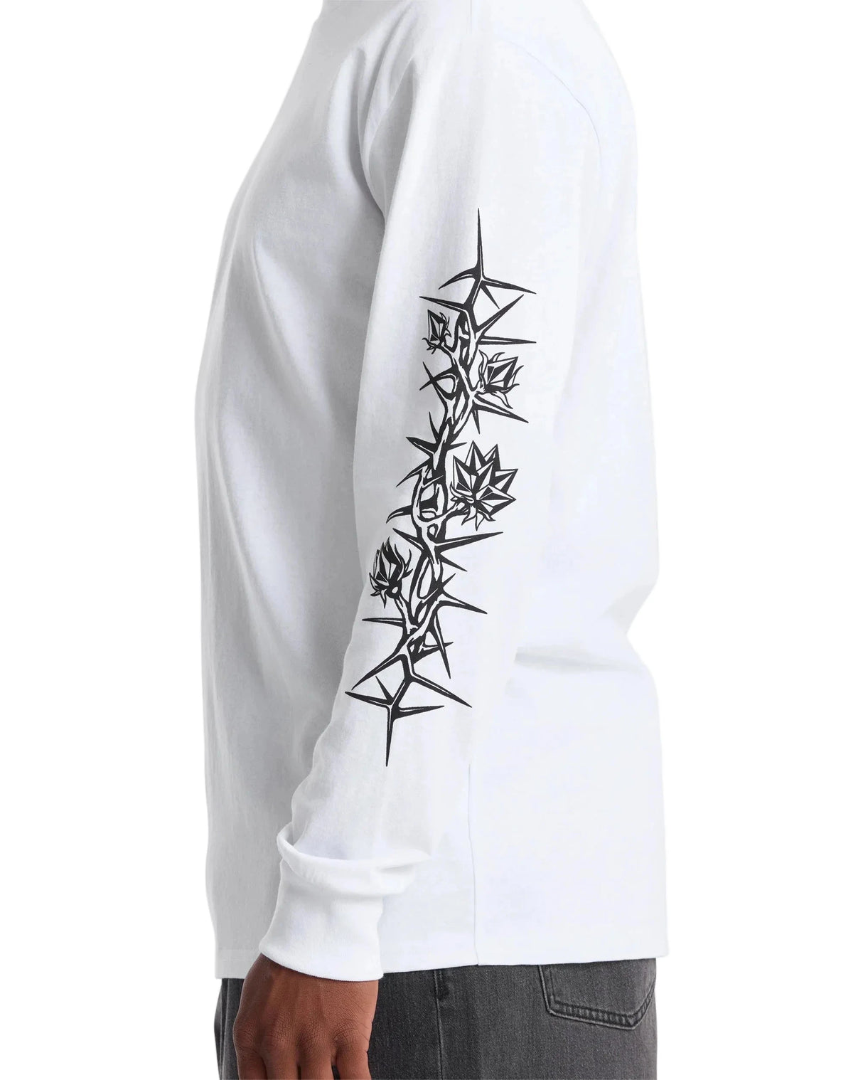 VOLCOM Die By The Stone Long Sleeve T-Shirt White Men's Long Sleeve T-Shirts Volcom