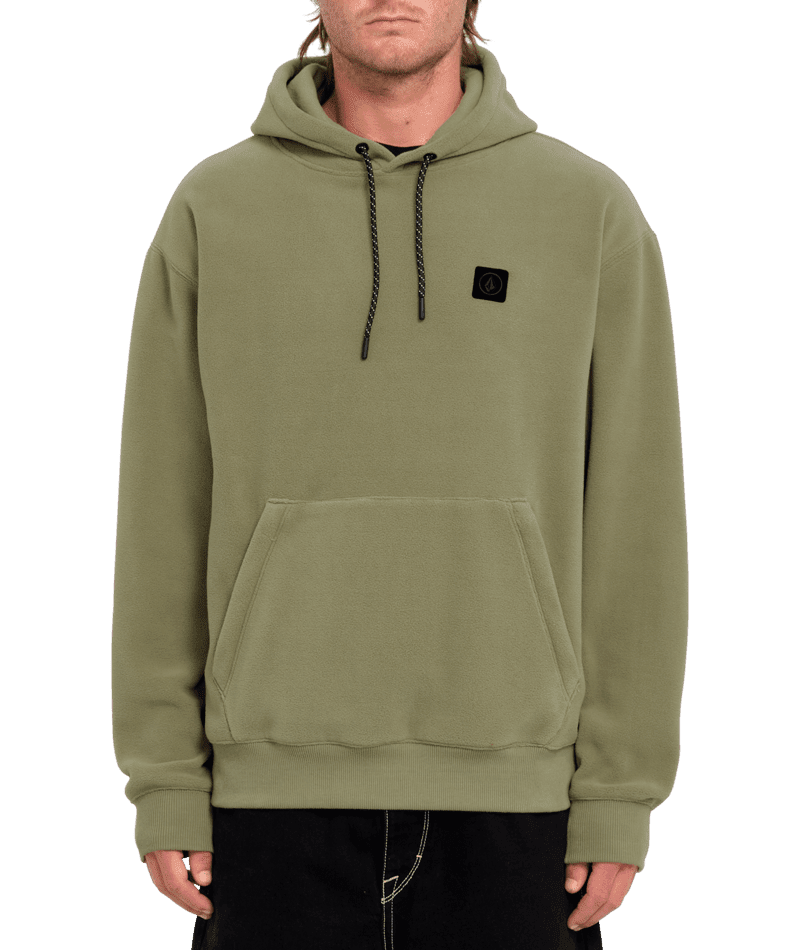 VOLCOM Second Trip Pullover Hoodie Thyme Green Men's Pullover Hoodies Volcom