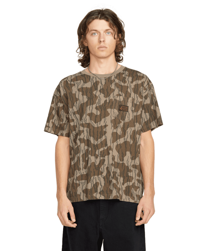 VOLCOM Volcognito T-Shirt Brindle Men's Short Sleeve T-Shirts Volcom