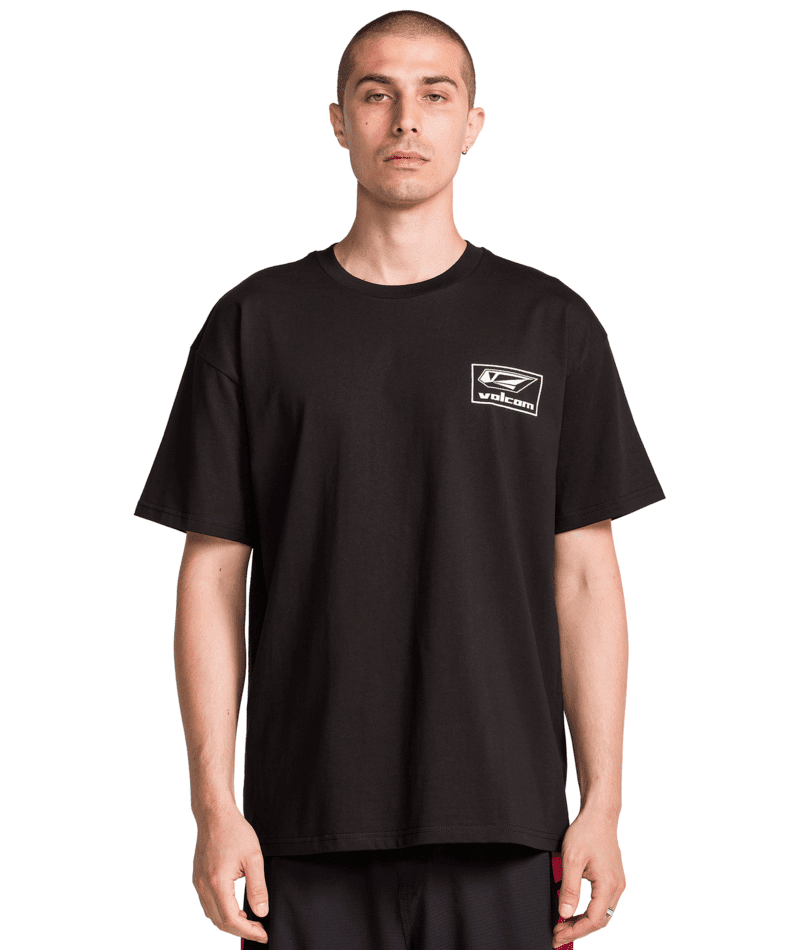 VOLCOM Surf Vitals Modstone T-Shirt Black Men's Short Sleeve T-Shirts Volcom