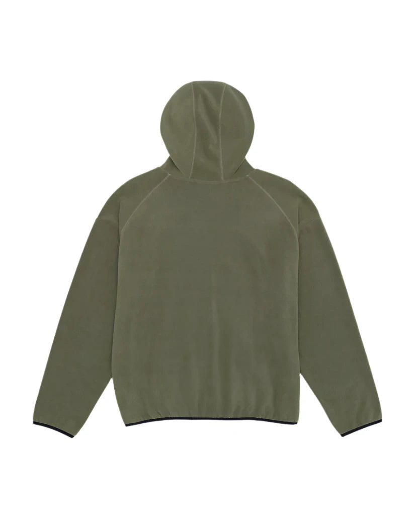 VOLCOM Nomaa Zip-Up Fleece Sweater Winter Moss Men's Crewnecks Volcom