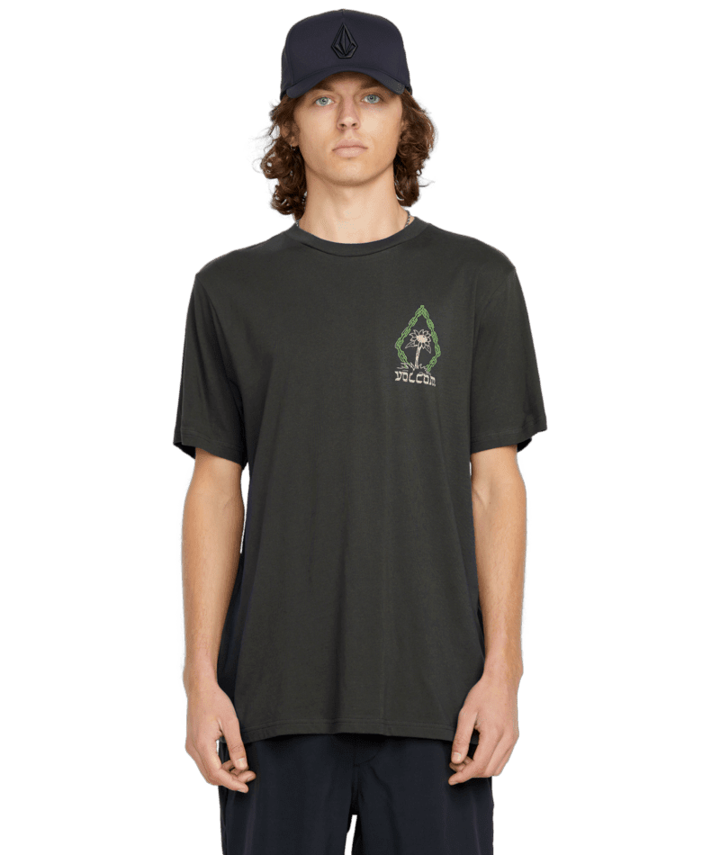 VOLCOM Perserverance T-Shirt Stealth Men's Short Sleeve T-Shirts Volcom
