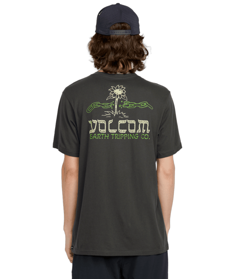 VOLCOM Perserverance T-Shirt Stealth Men's Short Sleeve T-Shirts Volcom