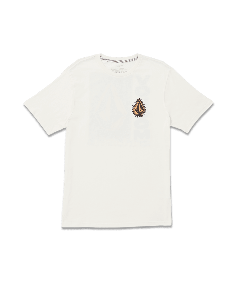 VOLCOM Flamed T-Shirt Off White Men's Short Sleeve T-Shirts Volcom 