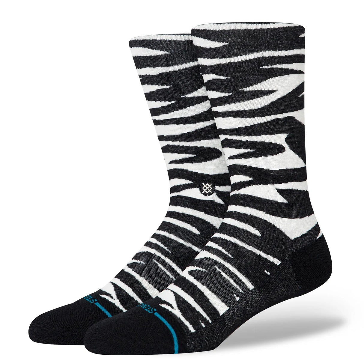 STANCE Spike Crew Socks Blackwhite Men's Socks Stance