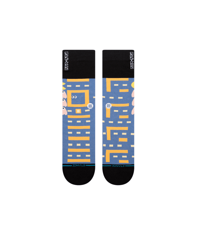 STANCE Pac-Man X Stance Power Pellet Crew Socks Blue Men's Socks Stance