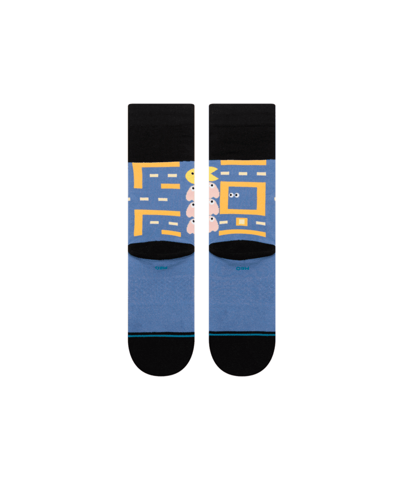 STANCE Pac-Man X Stance Power Pellet Crew Socks Blue Men's Socks Stance