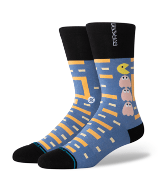 STANCE Pac-Man X Stance Power Pellet Crew Socks Blue Men's Socks Stance