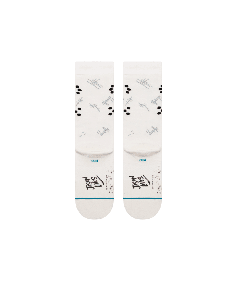 STANCE Jason Crew Socks White Men's Socks Stance