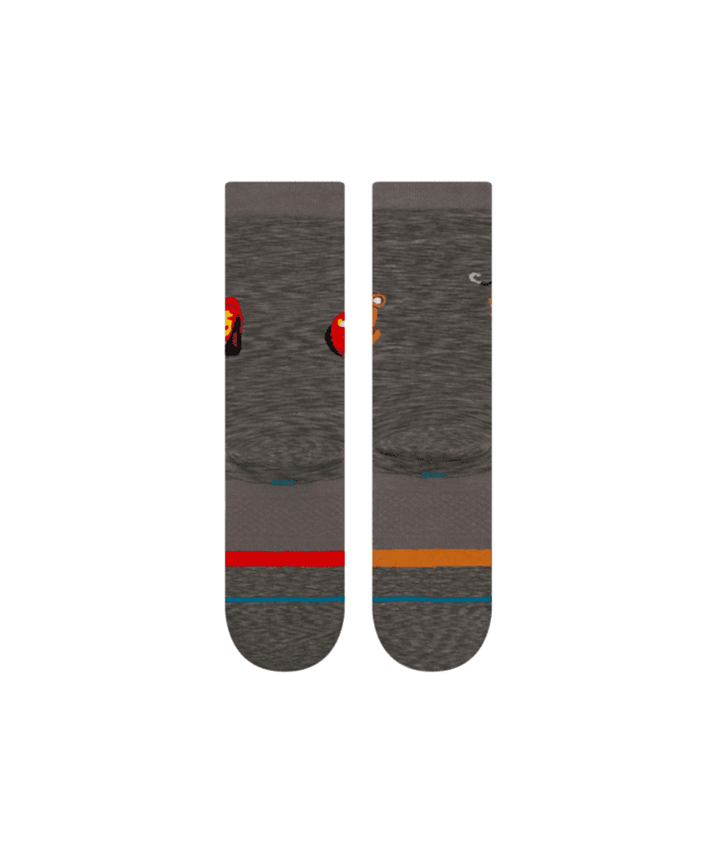 STANCE Pixar X Stance Kachow Crew Socks Dark Grey Men's Socks Stance