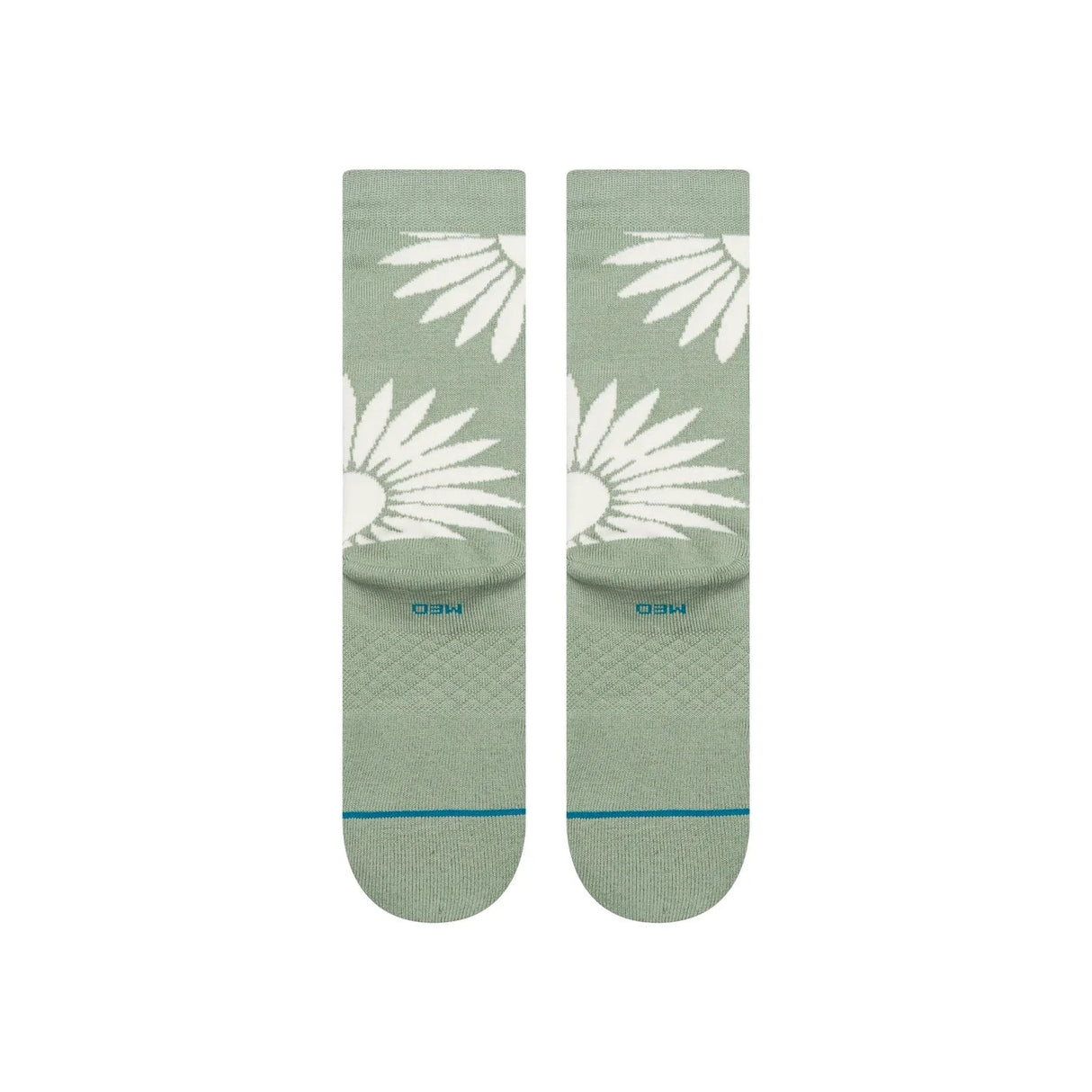 STANCE Radial Burst Crew Socks Sea Green Men's Socks Stance