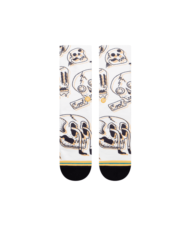 STANCE Talking Heads Socks Vintage White Men's Socks Stance