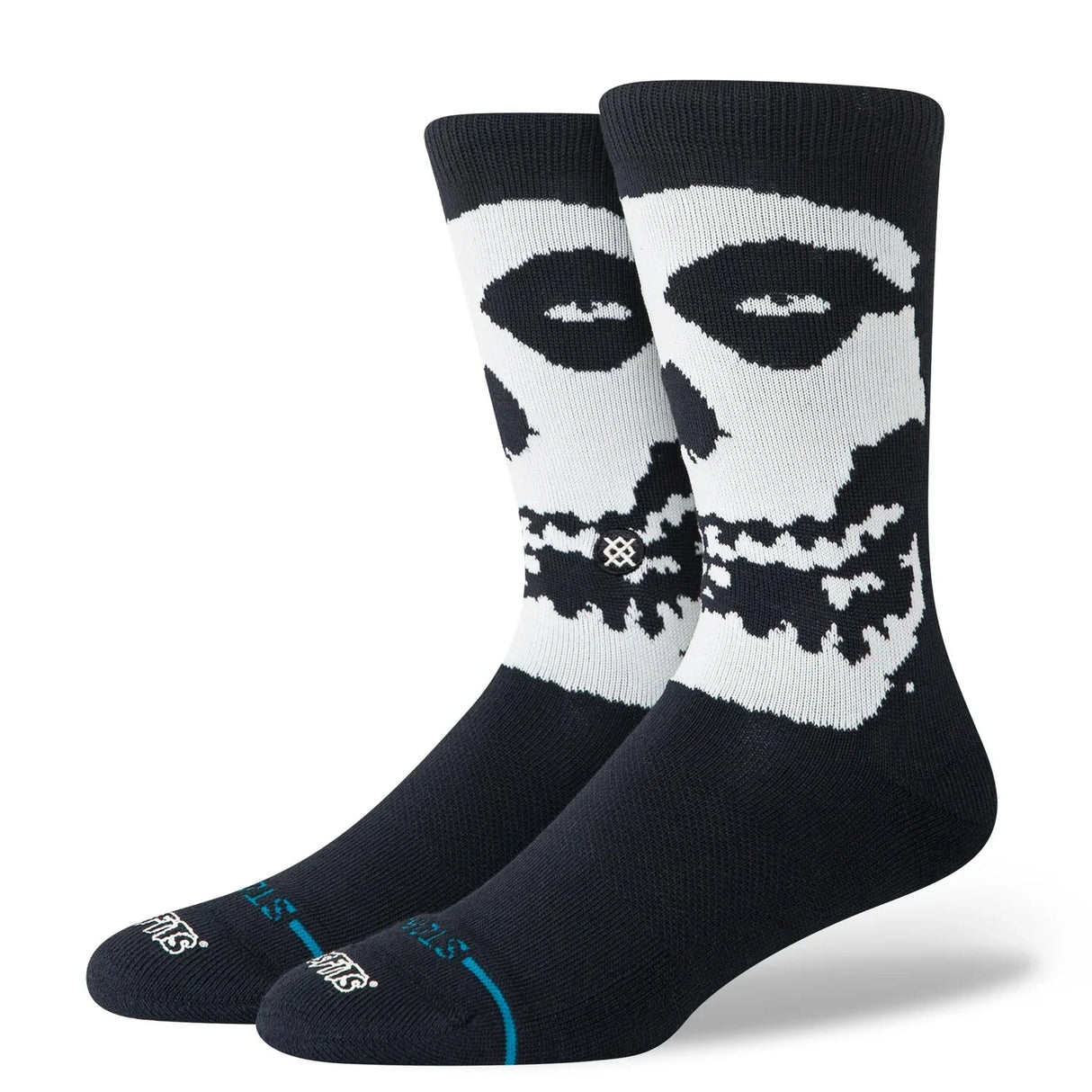 STANCE Misfits x Stance Beware Crew Socks Black Men's Socks Stance