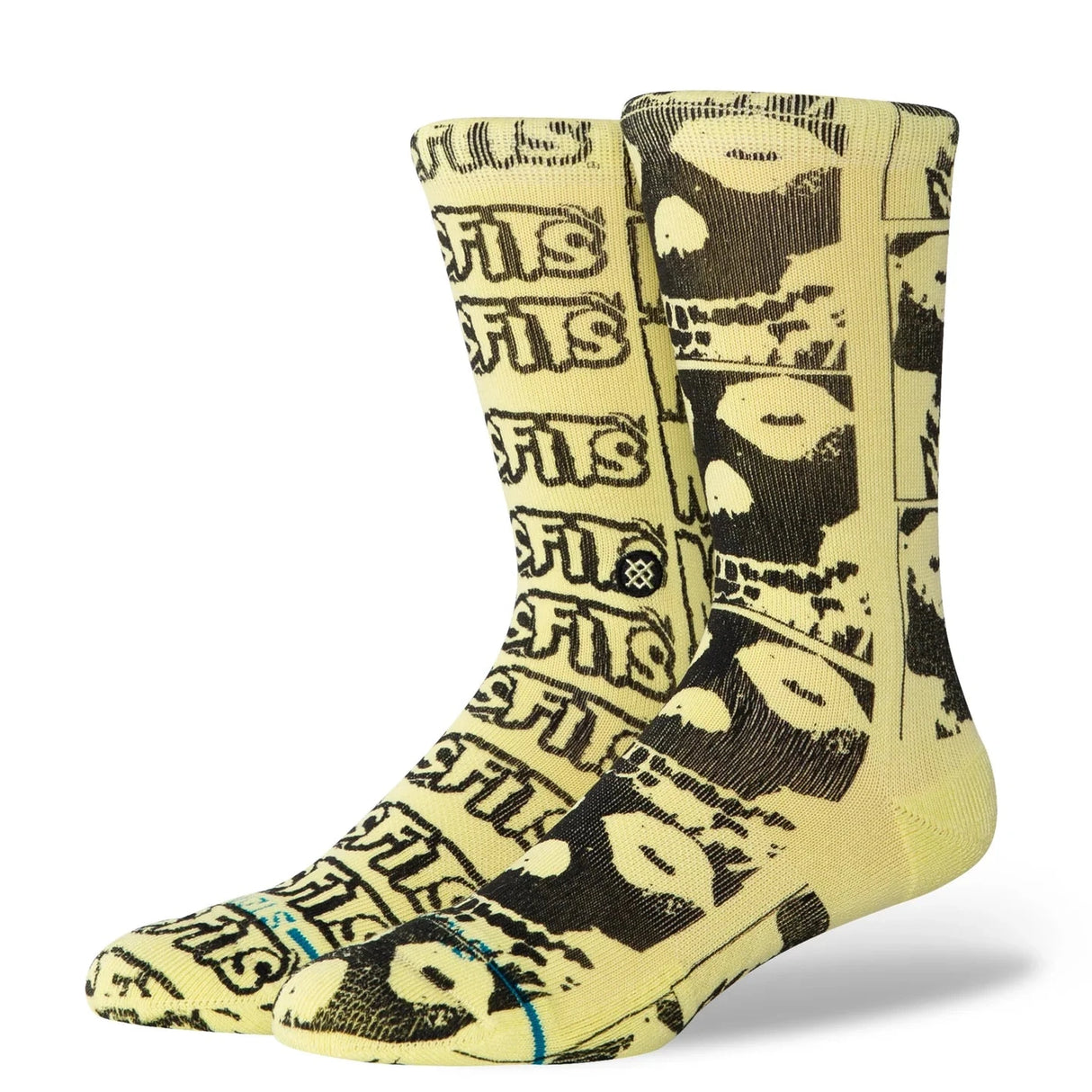 STANCE Misfits x Stance Collection Crew Socks Melon Men's Socks Stance