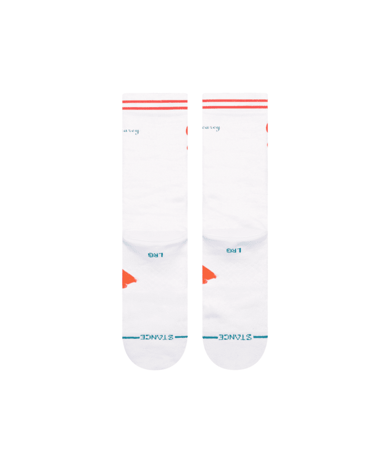 STANCE Mariah Carey X Stance Make My Wish Come True Crew Socks White Men's Socks Stance