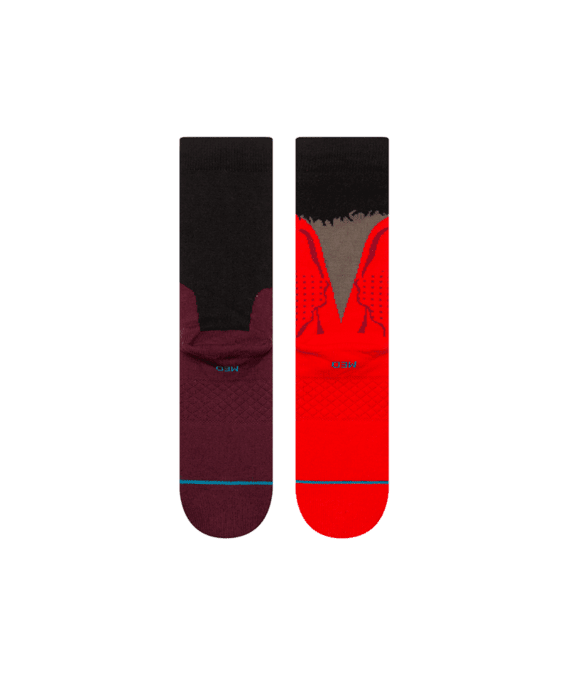 STANCE Beetlejuice X Stance Dearly Beloved Crew Socks Maroon Men's Socks Stance