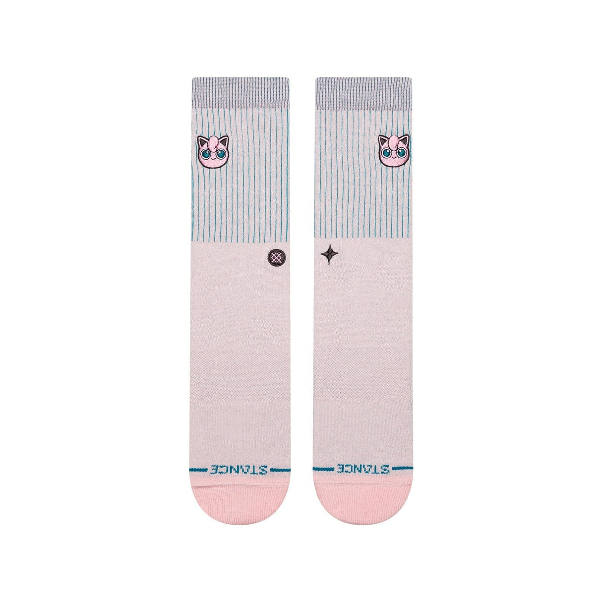 STANCE Pokemon x Stance Jigglypuff Crew Socks Pink Men's Socks Stance