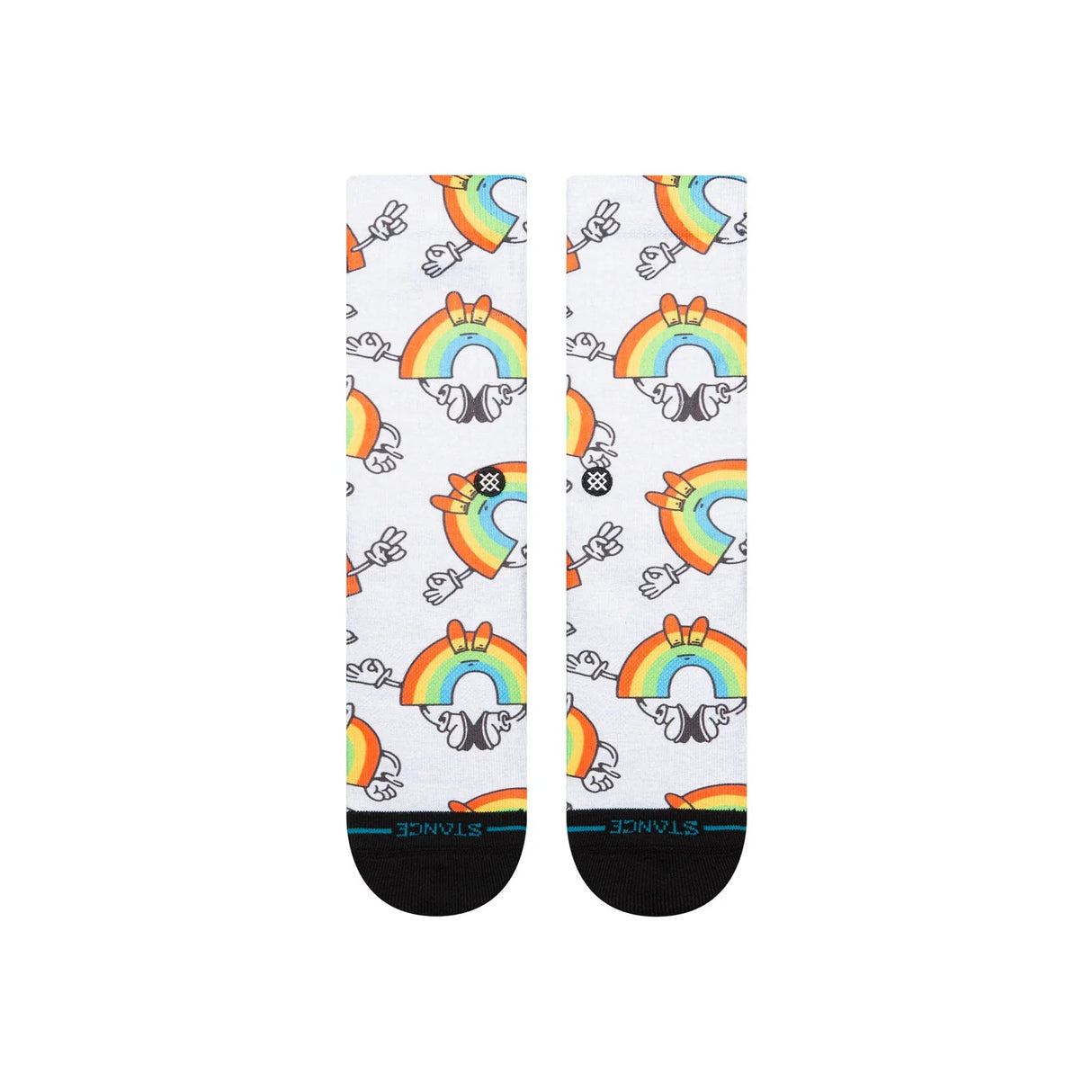 STANCE Vibeon Crew Socks Rainbow Men's Socks Stance