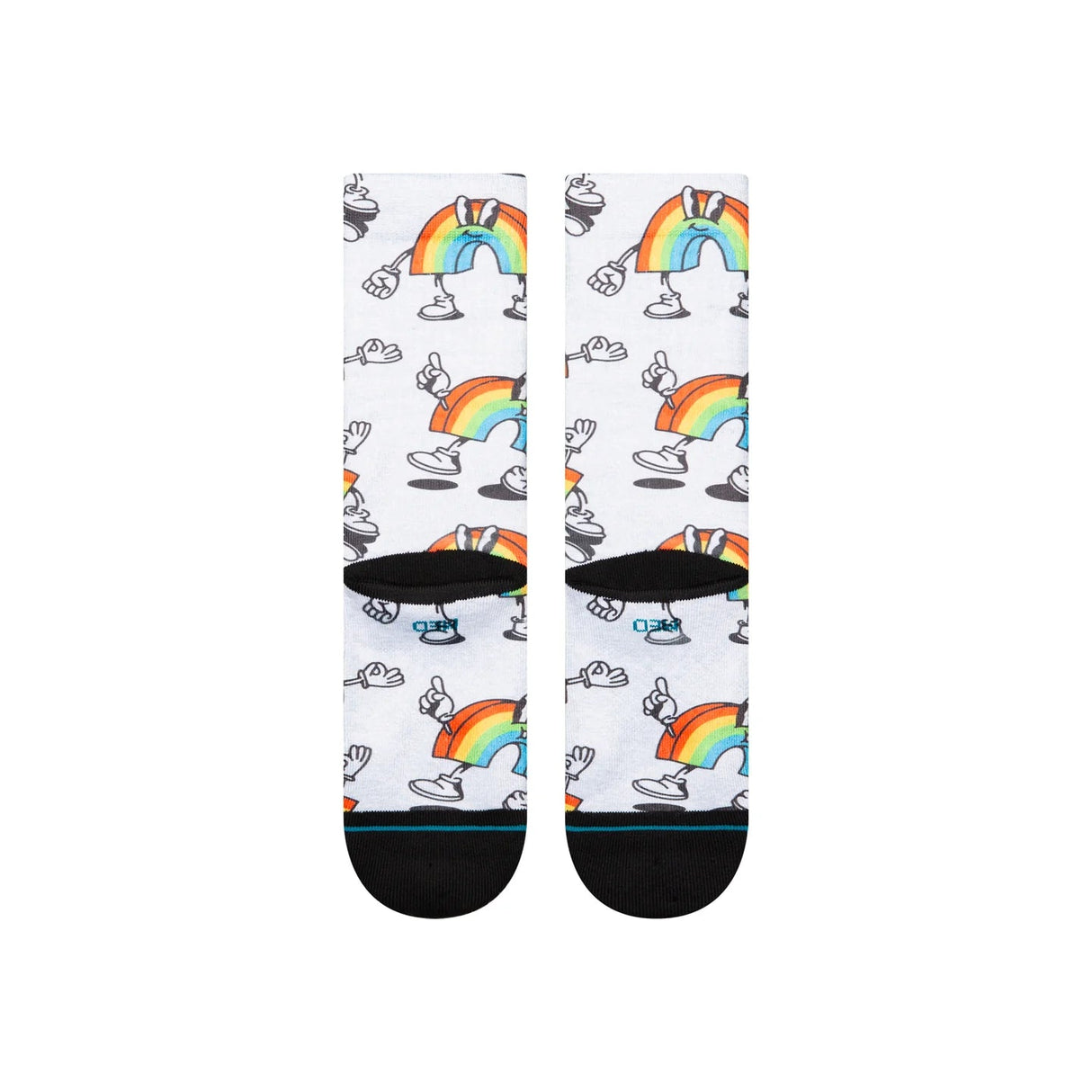 STANCE Vibeon Crew Socks Rainbow Men's Socks Stance