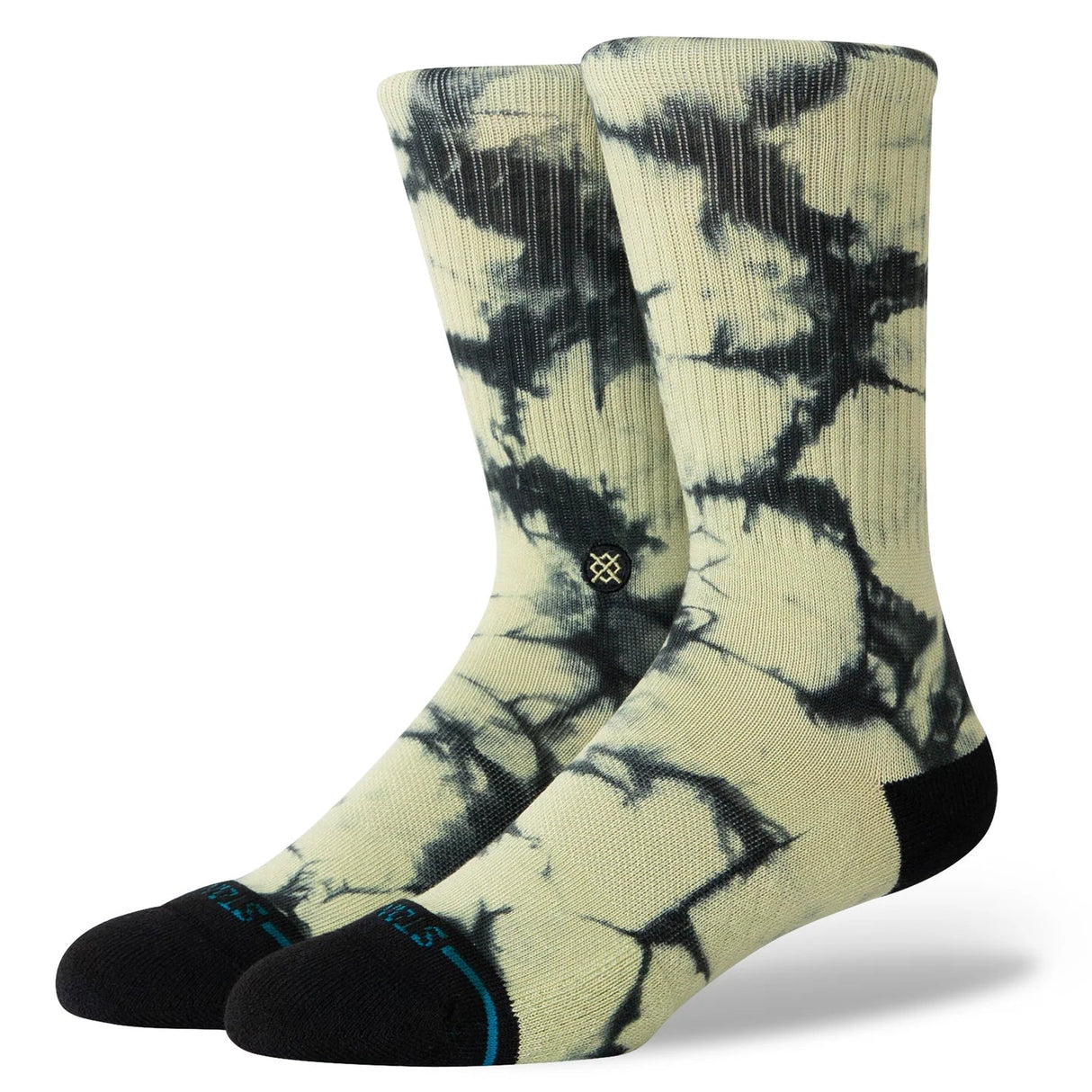 STANCE Well Worn Crew Socks Greenblack Men's Socks Stance