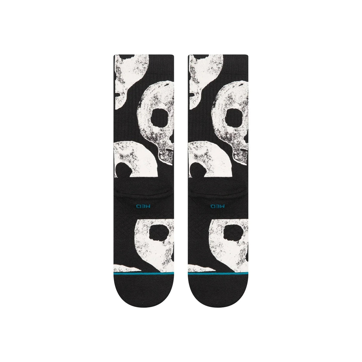 STANCE Jolly Rogers Crew Socks Black Men's Socks Stance