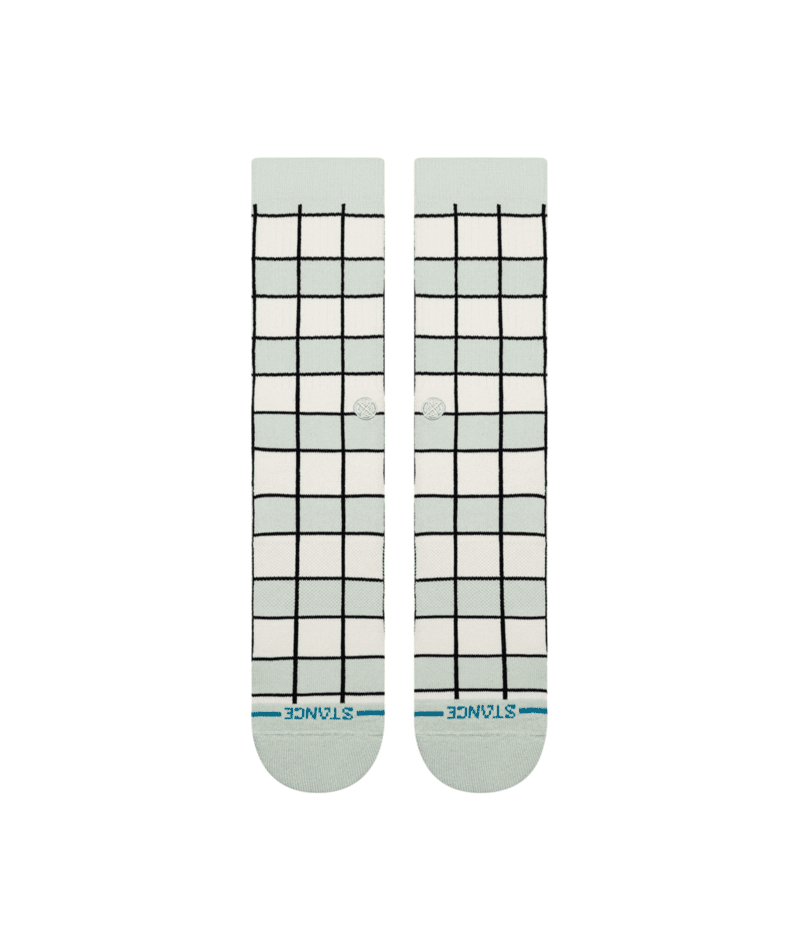 STANCE Kitchen Tile Crew Socks Lt Blue Men's Socks Stance