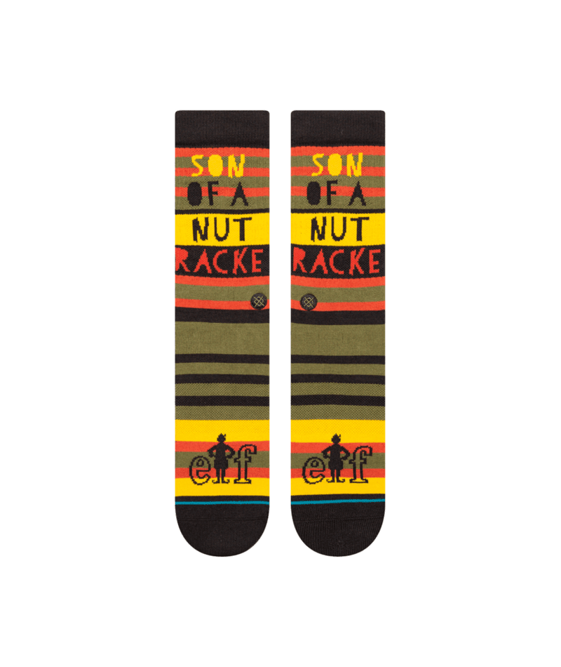 STANCE Elf X Stance Son Of A Crew Socks Black Men's Socks Stance