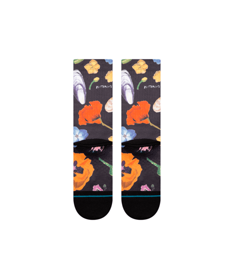 STANCE Lucias Floral Socks Black Men's Socks Stance