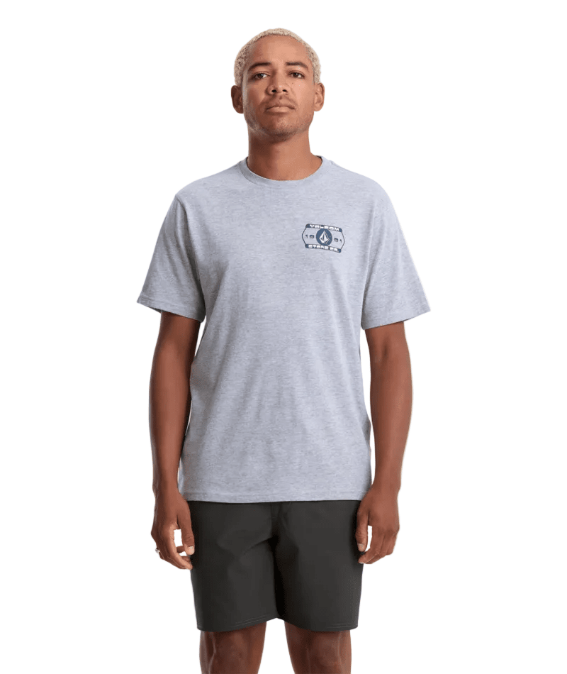 VOLCOM Sunnies T-Shirt Heather Grey Men's Short Sleeve T-Shirts Volcom