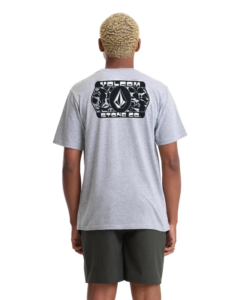 VOLCOM Sunnies T-Shirt Heather Grey Men's Short Sleeve T-Shirts Volcom