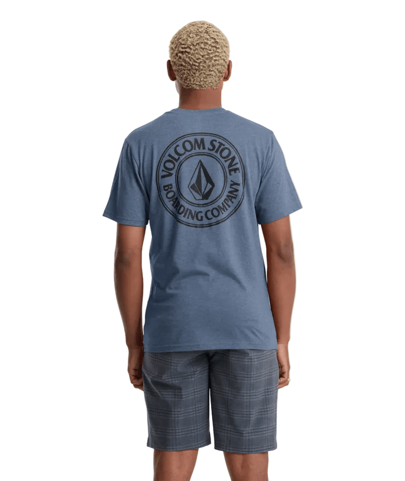 VOLCOM Drain You T-Shirt Blueberry Men's Short Sleeve T-Shirts Volcom