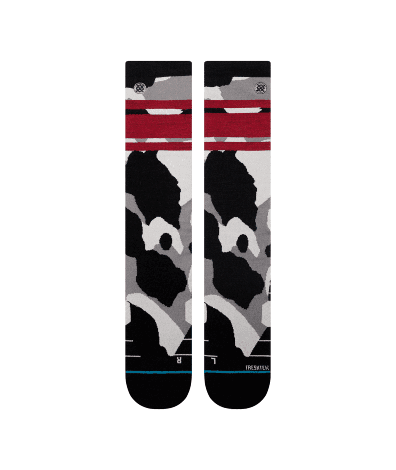 STANCE Sargent Snow Socks Black Men's Snowboard Socks Stance