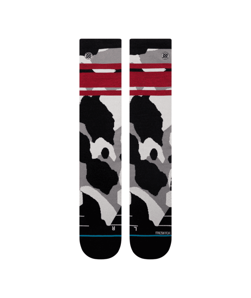 STANCE Sargent Snow Socks Black Men's Snowboard Socks Stance 