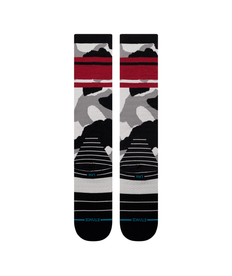 STANCE Sargent Snow Socks Black Men's Snowboard Socks Stance